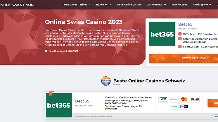 Online Swiss Casino