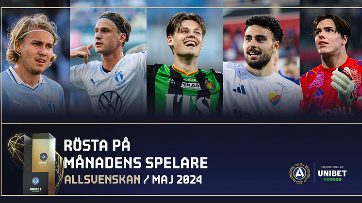 De kan bli månadens spelare och tränare i Allsvenskan