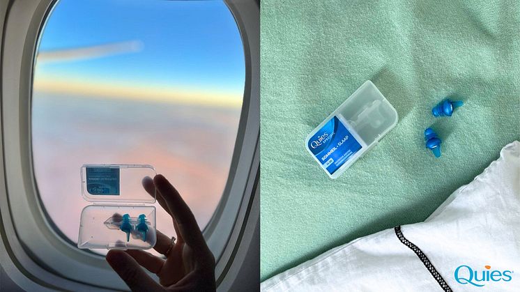 Quies lanserer gjenbrukbare ørepropper designet for fly og søvn