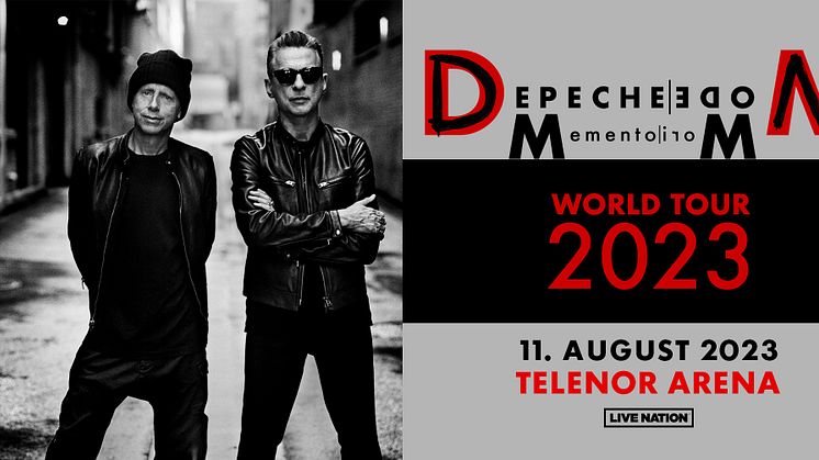 DEPECHE MODE TIL NORGE NESTE ÅR!