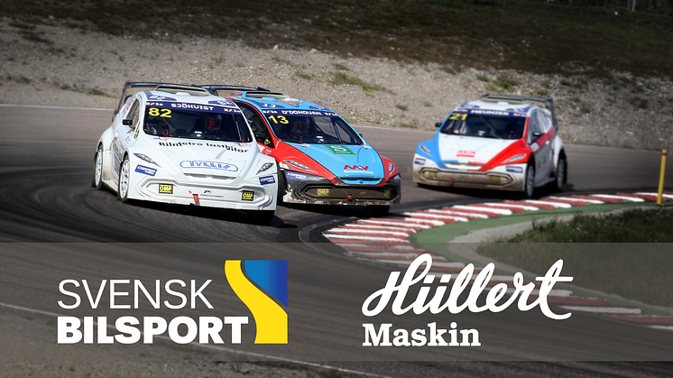 Hüllert Maskin har tecknat ett treårigt avtal som officiellpartner till Svensk Bilsport.