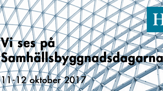 Hifab hjälper en student till Samhällsbyggnadsdagarna!