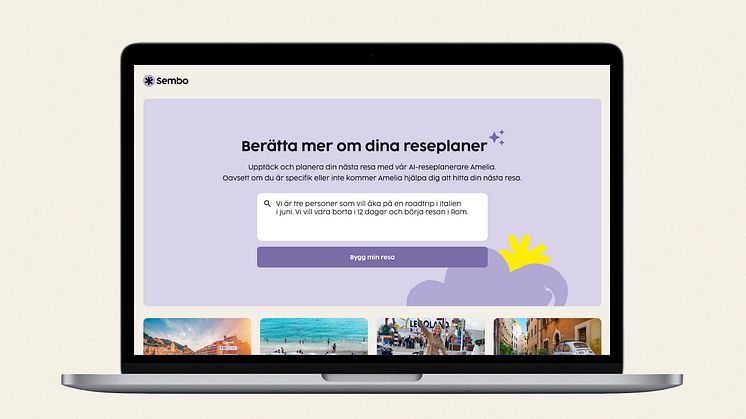 Sembo lanserar AI-assistent för planering och bokning av flerstoppsresor i ett och samma flöde — tar världsledningen i AI-utvecklingen inom resor