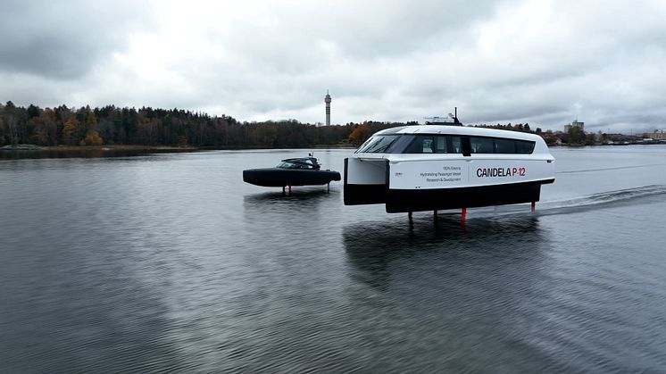 Candela P-12 and C-8 side by side in Stockholm