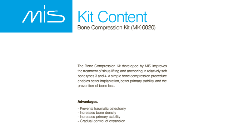 The MIS Bone Compresson Kit