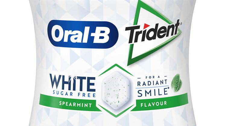 Trident, en colaboración con Oral -B, lanza Trident Oral -B White, un chicle para reducir las manchas superficiales de los dientes