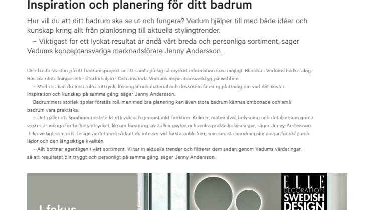 Inspiration och planering för ditt badrum