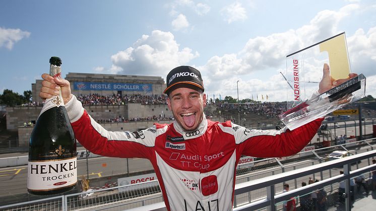 Nicolaj Møller Madsen - after his victory in the fourth race and now leading the total race