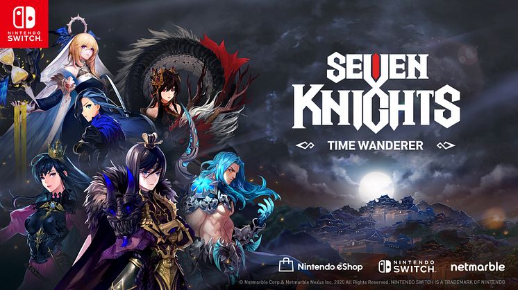 SEVEN KNIGHTS – TIME WANDERER –, NETMARBLE’S FIRST RELEASE ON NINTENDO SWITCH, LAUNCHES ON NOVEMBER 5