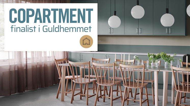 HSB Skånes bostadsprojekt Copartment är finalist i Guldhemmet