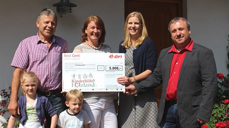 5.000 Euro für den Verein Kinderhilfe Holzland in Haarbach