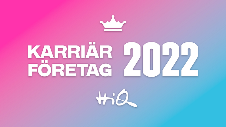 HiQ is appointed Karriärföretag.