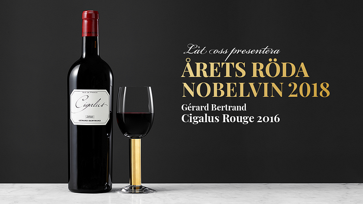 Årets Nobelvin 2018 - Gérard Bertrand Cigalus Rouge 2016
