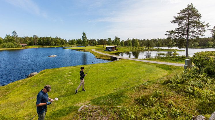 Norrmjöle golfbana söder om Umeå. Foto: Fredriklarssonphotography