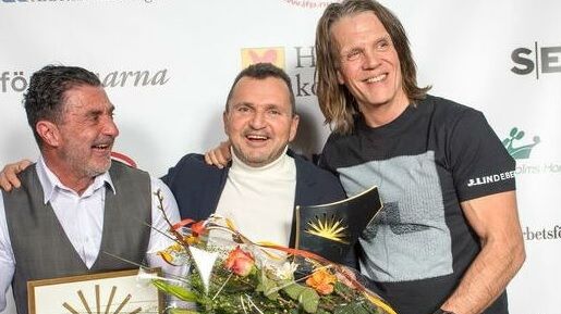 Årets Företagare 2018. Renato D’amore, Salvatore Pisano, Michael Palm. Foto Per Mikaelsson