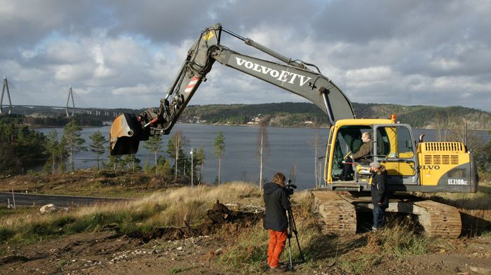 Första spadtaget för husen i Sundskogen