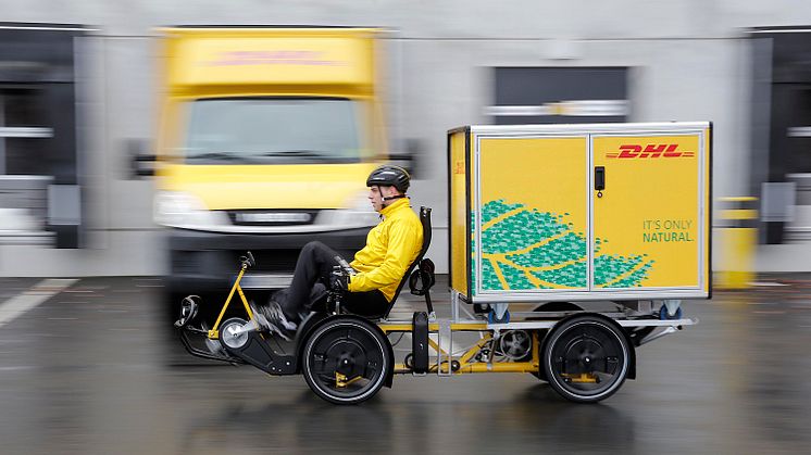 Vi välkomnar DHL el-lastcyklar till Nordstan Cargo Bike Hub