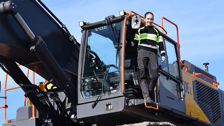 Alva Bånkestad, instruktör Volvo CE