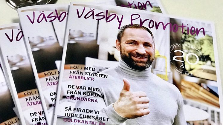 Nu är Väsby Promotions Jubileumstidning här!