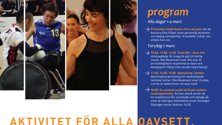 Pressinbjudan: Aktivitet för för alla, oavsett -1-4 mars i Nordstan Göteborg 
