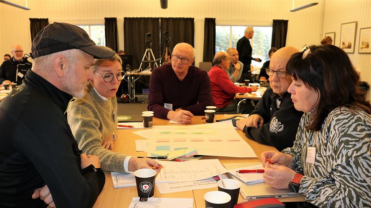 Energirika dialoger under workshoppen om de gemensamma behoven av regional samverkan