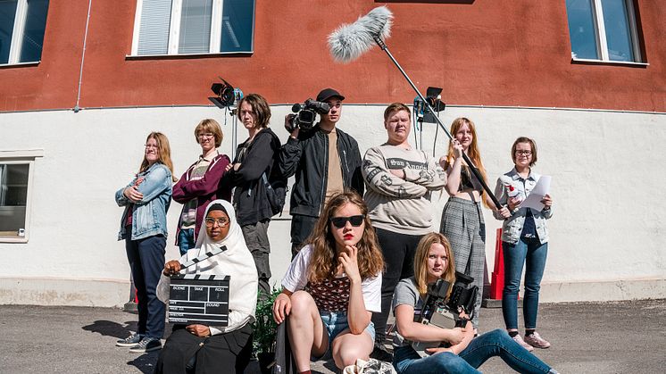 Årets sommarjobbare på Ung Film, foto Lia Jacobi