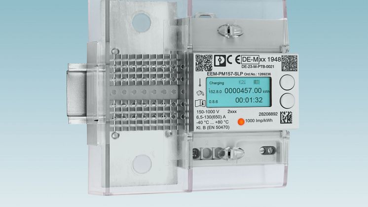 Space-saving EMpro DC energy meters for tamper-proof measurement and precise billing