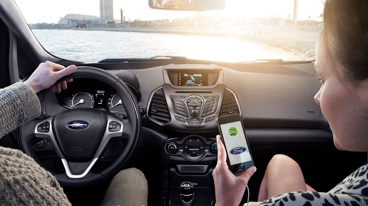 Europeiske Ford-sjåfører får nye apper inklusive TomTom og Hotels.com