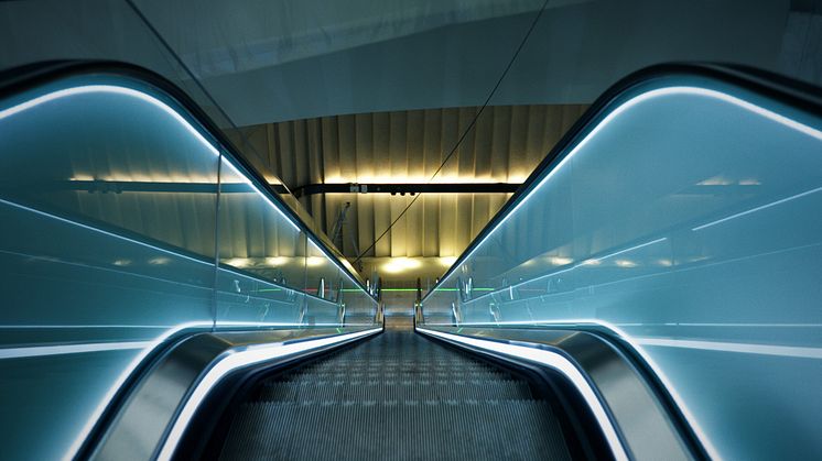 " Bergens nye katedral", skriver juryen i Design og arkitektur Norge (DOGA) om Haukeland sjukehus holdeplass.