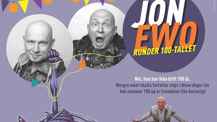 Forfatter Jon Ewo ute med bok nummer 100