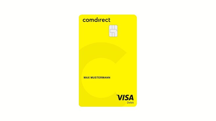 comdirect startet mit der Ausgabe von Visa Debitkarten
