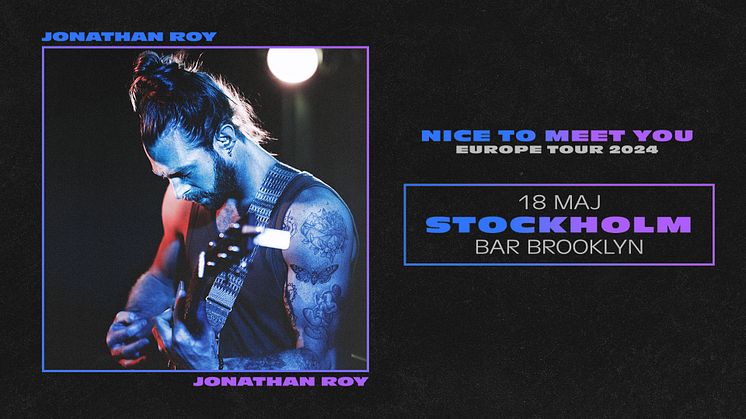 Jonathan Roy till Bar Brooklyn 18 maj 2024