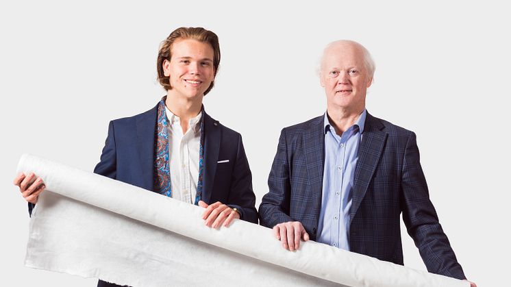 Staffan Öberg och Fredrik Öberg två av personerna bakom Tribotextil. Foto: Johanna Herbst