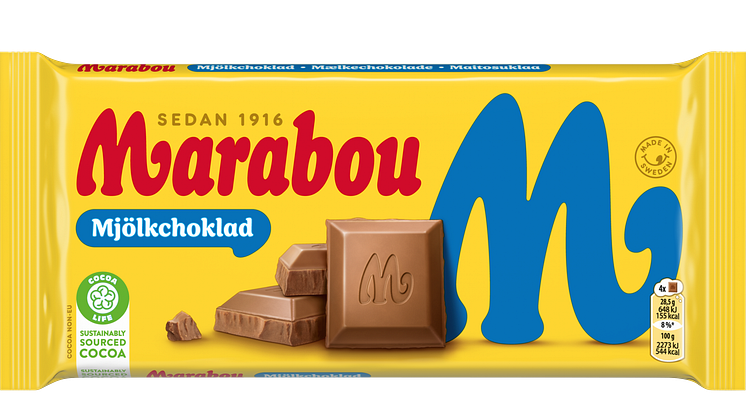 Mondelez International återkallar Marabou Mjölkchoklad 200g  