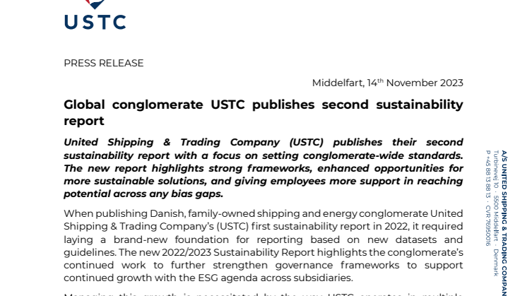 USTC-Sustainability Report_PRESS RELEASE.pdf