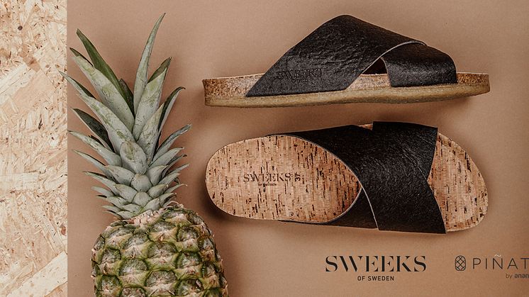 Sweeks of Sweden lanserar vegansk sandal i Piñatex ®