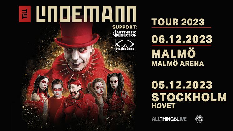 TILL LINDEMANN kommer till Sverige x2!