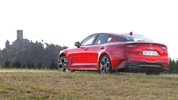 KIA Stinger testing at Nurburgring