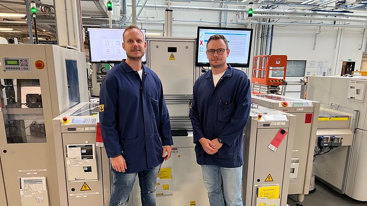 Unimec og Zebicon har med en specialfremstillet in-lineløsning automatiseret Grundfos’ kvalitetskontrol på kritisk vigtige printplader. Foto: PR.