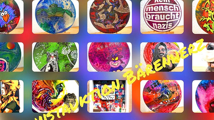 Werke, die in der Charity-Kunstauktion für Bärenherz unter den Hammer kamen