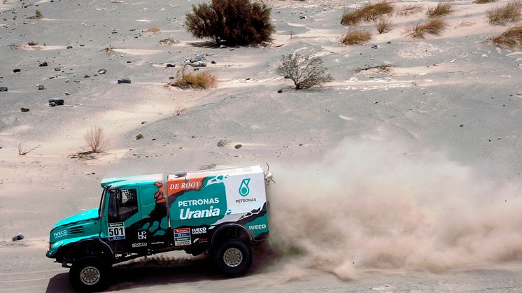 Iveco and De Rooy entered the final stretch of the Dakar with a wide lead 