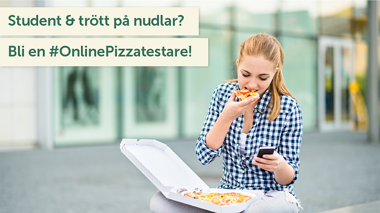 OnlinePizza söker studenter i Uppsala för sommarens matnyttigaste extraknäck 