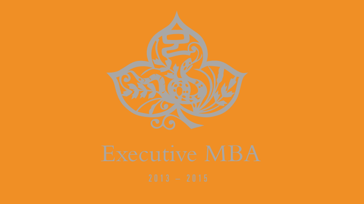Executive MBA brochure 2013-2015