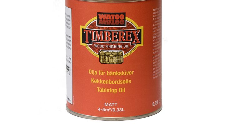 Timberex Olja för bänkskivor 0,33 liter