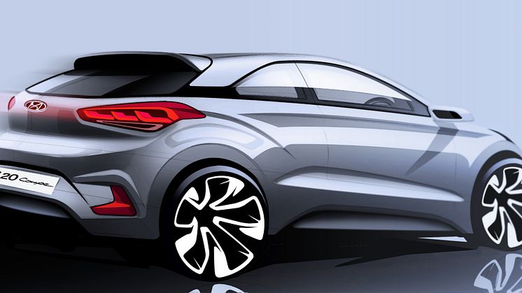 Hyundai avslöjar: första bilderna på nya i20:s interiör samt skiss på nya i20 Coupe