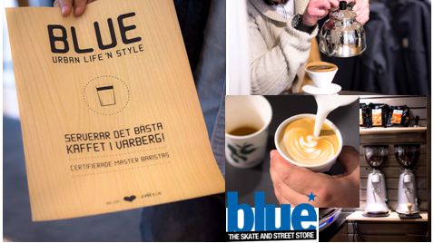 Blue i Varberg sätter Zoégas kaffe i centrum