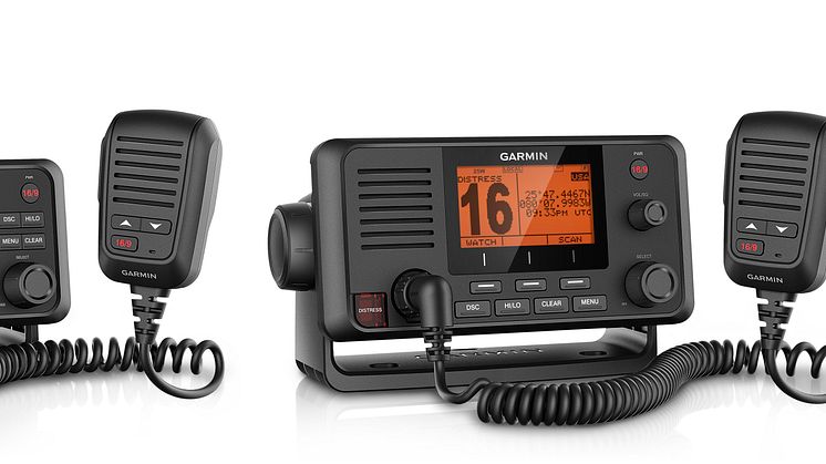 Garmin® VHF 110i og VHF 210i AIS marine radioer