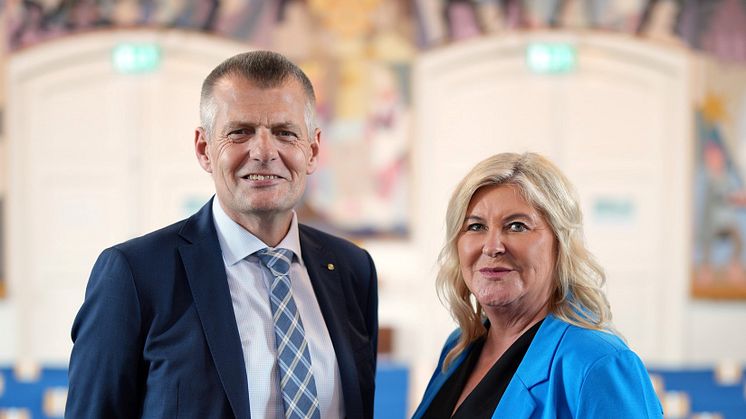 Matz Nilsson & Ann-Charlotte Gavelin Rydman, förbundsordförande. Foto: Tomas Bergqvist