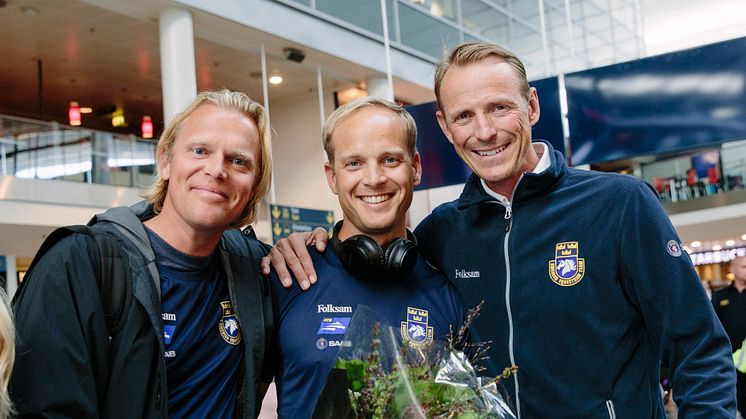 Fredrik Jönsson, Henrik Ankarcrona och Peder Fredricson. Foto: Lotta Brundin Gyllensten