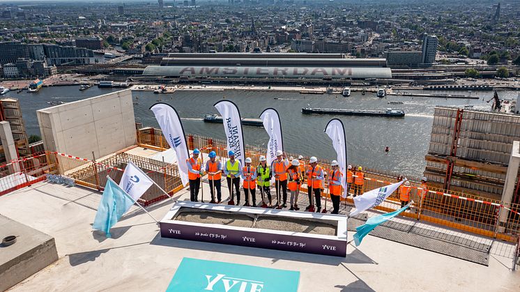 Topping out Maritim Hotel Amsterdam